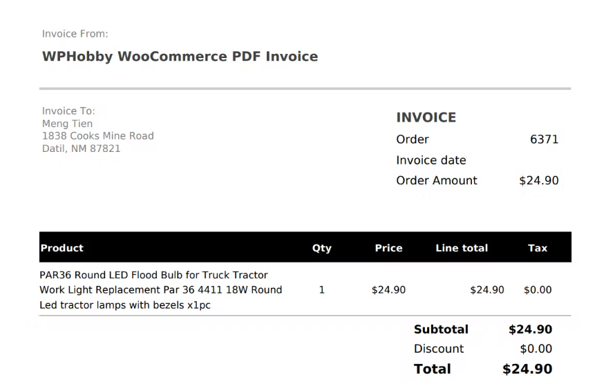 WooCommerce-PDF-Invoice-Maker