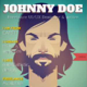 BookCard – 3D Folded vCard Template