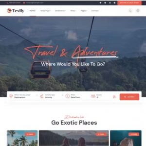 Tevily – Travel & Tour Booking WordPress Theme