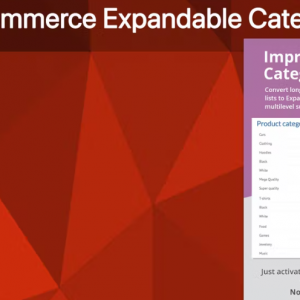 Ultimate WooCommerce Expandable Categories