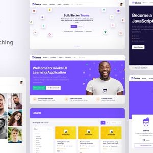 Online Learning Marketplace WordPress Theme – Geeks