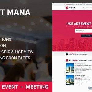 Event Management WordPress Theme