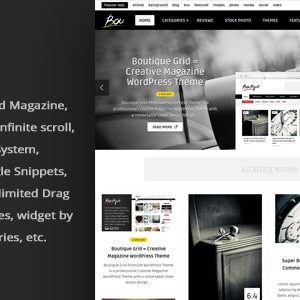 Personal News Review  Magazine Theme-Bou