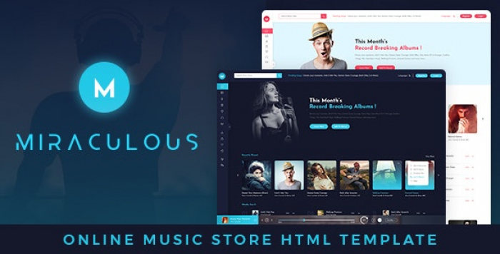 Online Music Store WordPress Theme