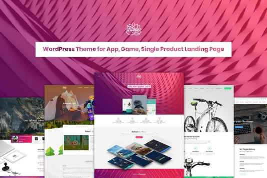 WordPress Theme for App, Game, Single Product Landing Page
