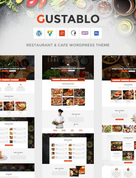 Restaurant & Cafe Responsive WordPress Theme