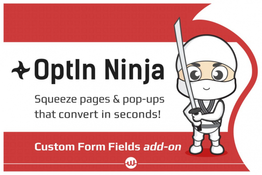 Custom Form Fields add on for OptIn Ninja