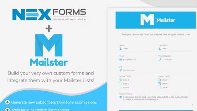 NEX Forms Mailster Add on