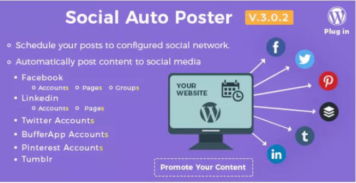 Social Auto Poster WordPress Plugin