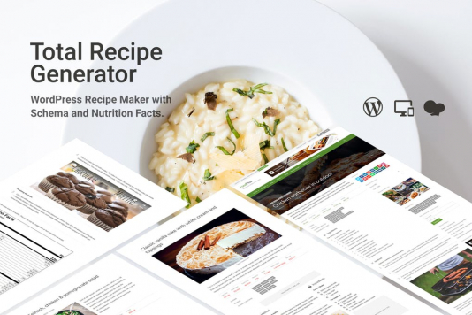 Total Recipe Generator WordPress Recipe Maker with Schema and Nutrition Facts