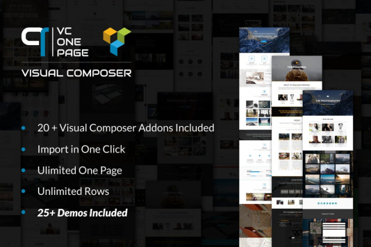 VC One Page Builder - Addons for Visual Composer