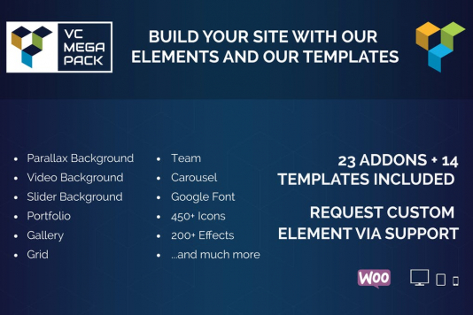 Visual Composer Mega Pack - Addons and Templates