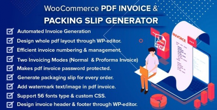 WooCommerce PDF Invoice Packing Slip Generator