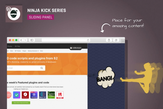 WordPress Off-Canvas Sliding Panel — Ninja Kick