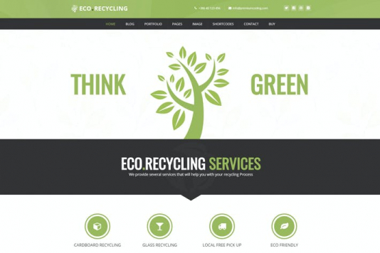Ecology & Nature WordPress Theme