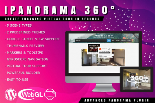 iPanorama 360° Virtual Tour Builder for WordPress
