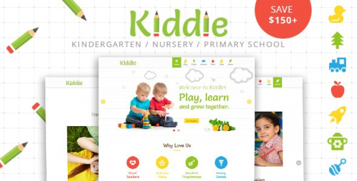 kiddie 4 preview theme image. large preview