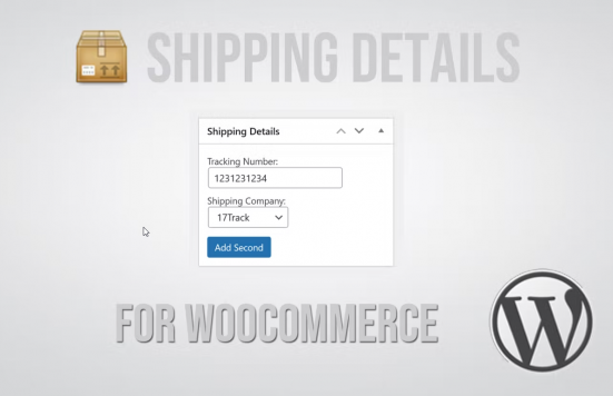 shipping details for woocommerce